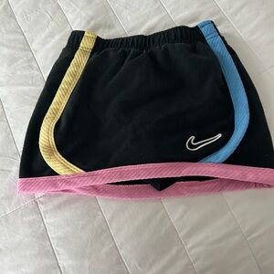 Nike Black and Pink Skorts with Dynamic Design